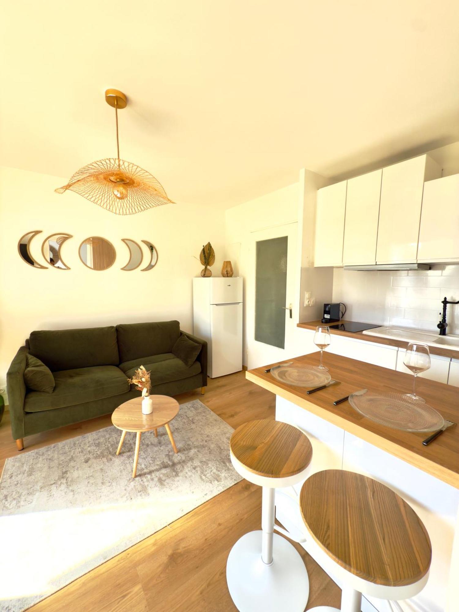 Appartement Cosy 1 Chambre Pour 2 Pers - Renove - Terrasse - Parking ディナール エクステリア 写真